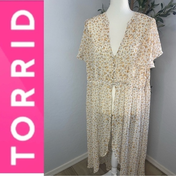 torrid Tops - Torrid Floral Duster
